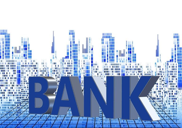 Bank image as illustration for the global crisis